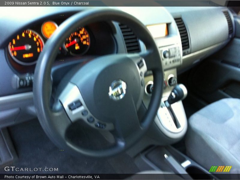Blue Onyx / Charcoal 2009 Nissan Sentra 2.0 S