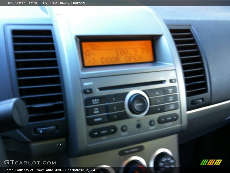 Blue Onyx / Charcoal 2009 Nissan Sentra 2.0 S
