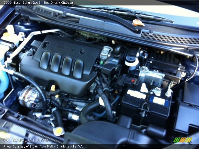 Blue Onyx / Charcoal 2009 Nissan Sentra 2.0 S