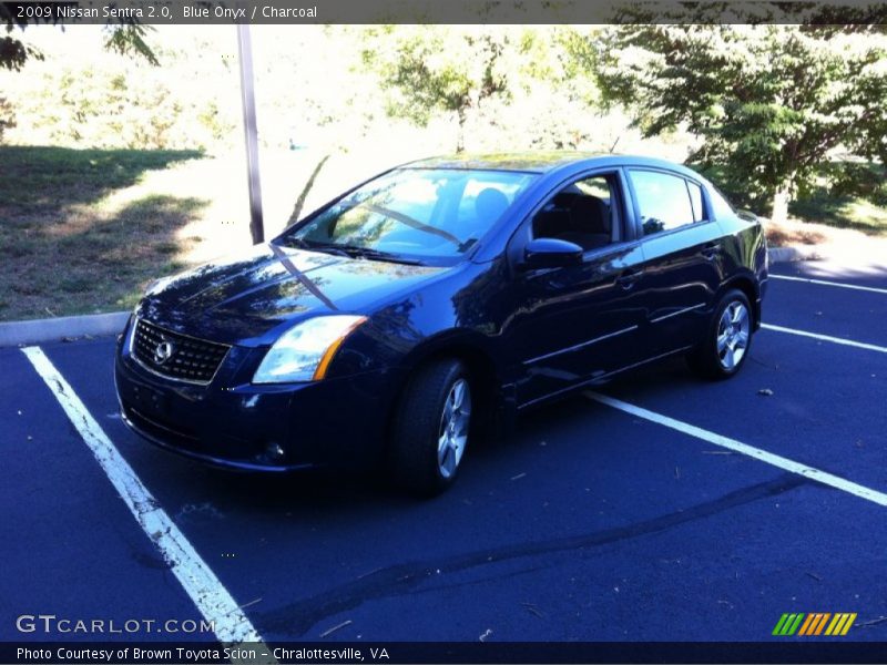 Blue Onyx / Charcoal 2009 Nissan Sentra 2.0