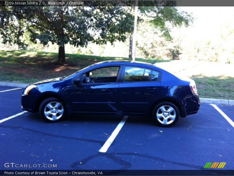 Blue Onyx / Charcoal 2009 Nissan Sentra 2.0