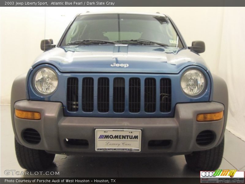 Atlantic Blue Pearl / Dark Slate Gray 2003 Jeep Liberty Sport