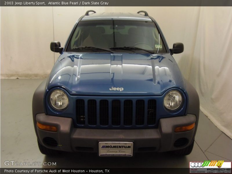 Atlantic Blue Pearl / Dark Slate Gray 2003 Jeep Liberty Sport