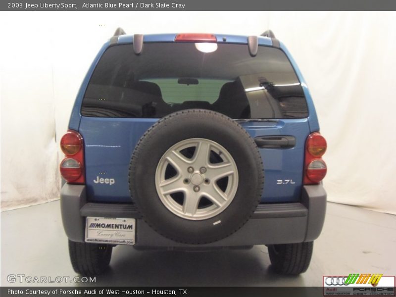 Atlantic Blue Pearl / Dark Slate Gray 2003 Jeep Liberty Sport