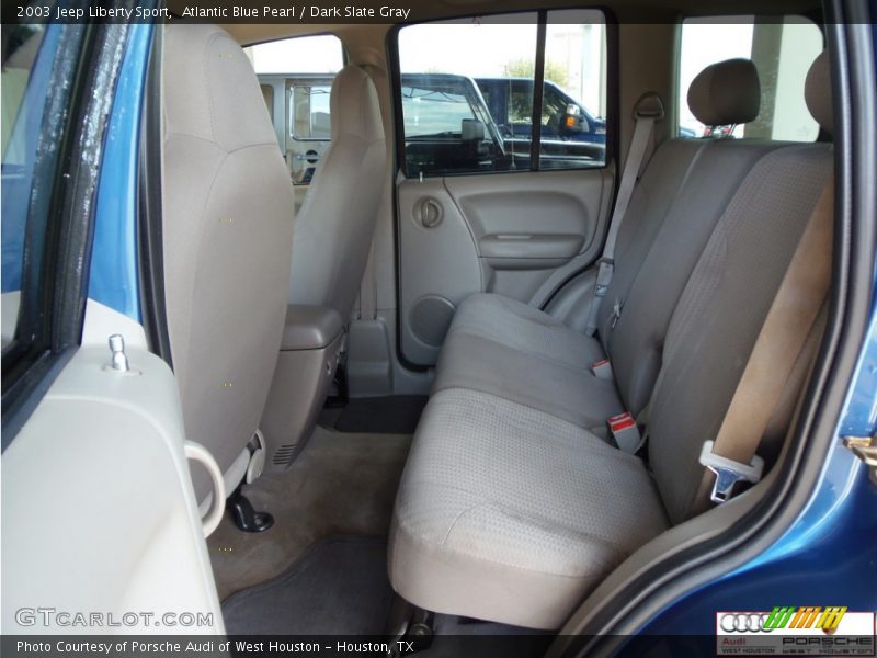 Atlantic Blue Pearl / Dark Slate Gray 2003 Jeep Liberty Sport