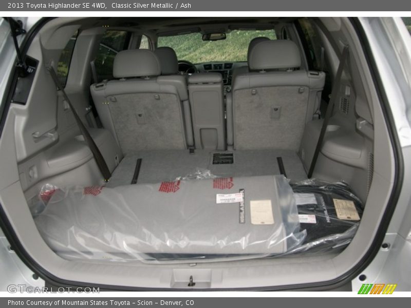  2013 Highlander SE 4WD Trunk