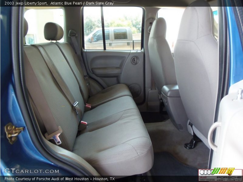 Atlantic Blue Pearl / Dark Slate Gray 2003 Jeep Liberty Sport