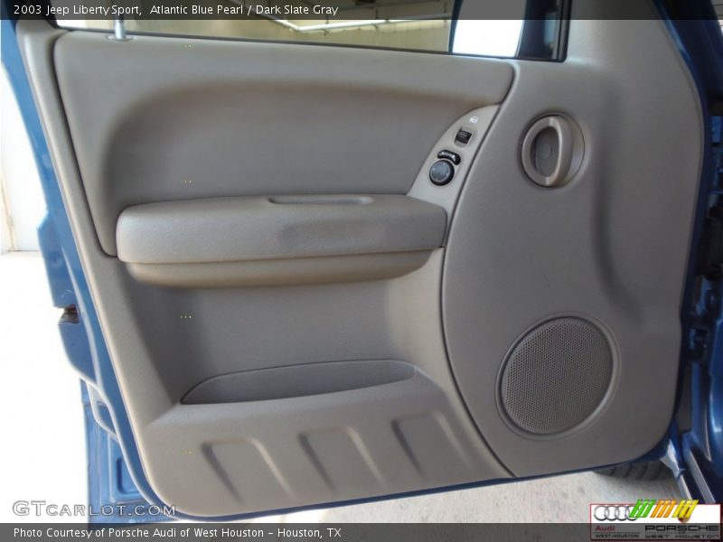 Atlantic Blue Pearl / Dark Slate Gray 2003 Jeep Liberty Sport