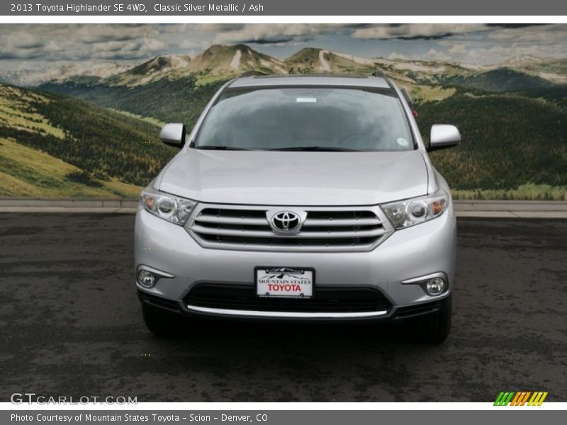 Classic Silver Metallic / Ash 2013 Toyota Highlander SE 4WD