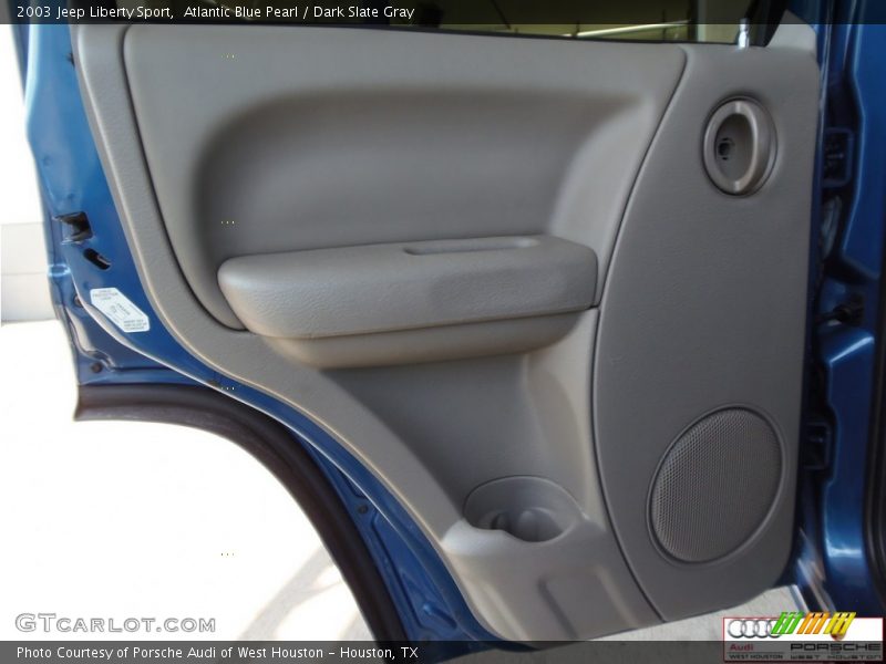 Atlantic Blue Pearl / Dark Slate Gray 2003 Jeep Liberty Sport