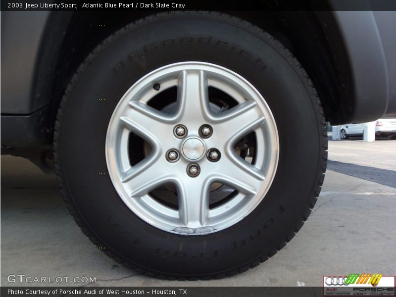Atlantic Blue Pearl / Dark Slate Gray 2003 Jeep Liberty Sport