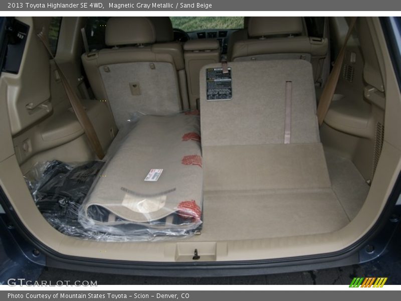  2013 Highlander SE 4WD Trunk