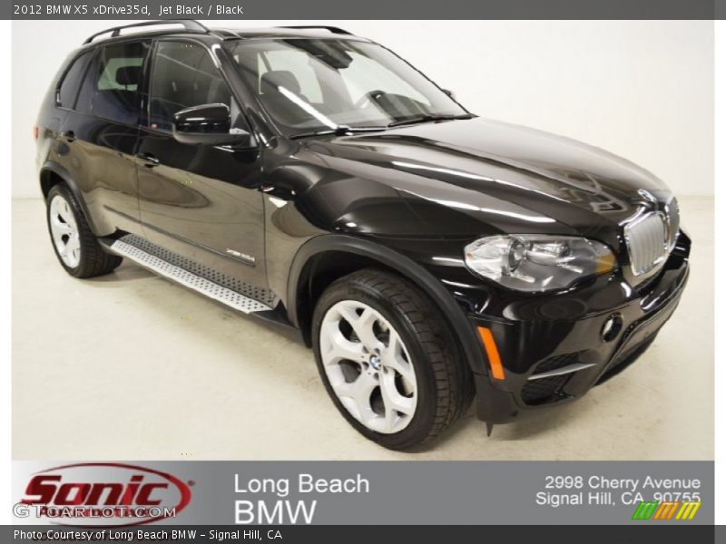 Jet Black / Black 2012 BMW X5 xDrive35d