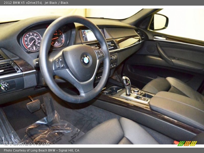 Jet Black / Black 2012 BMW X5 xDrive35d