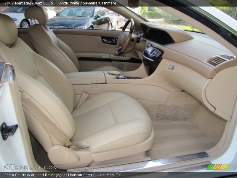 Arctic White / Savanna/Cashmere 2007 Mercedes-Benz CL 550