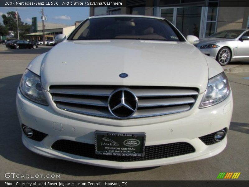 Arctic White / Savanna/Cashmere 2007 Mercedes-Benz CL 550
