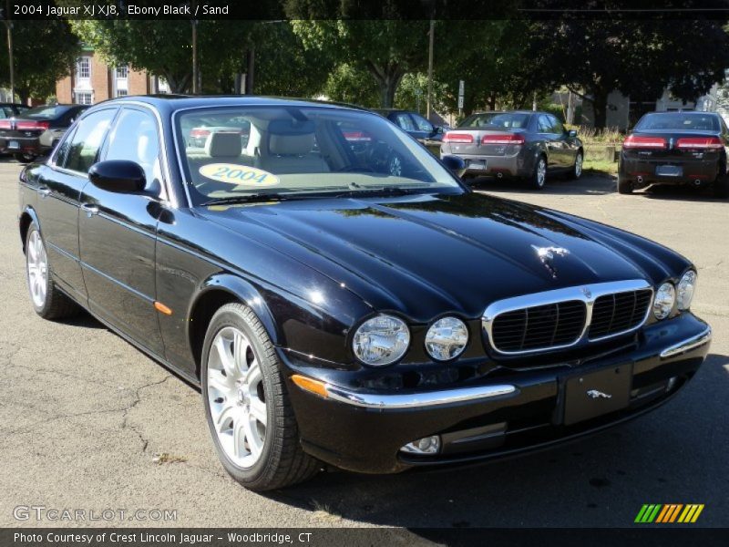 Ebony Black / Sand 2004 Jaguar XJ XJ8