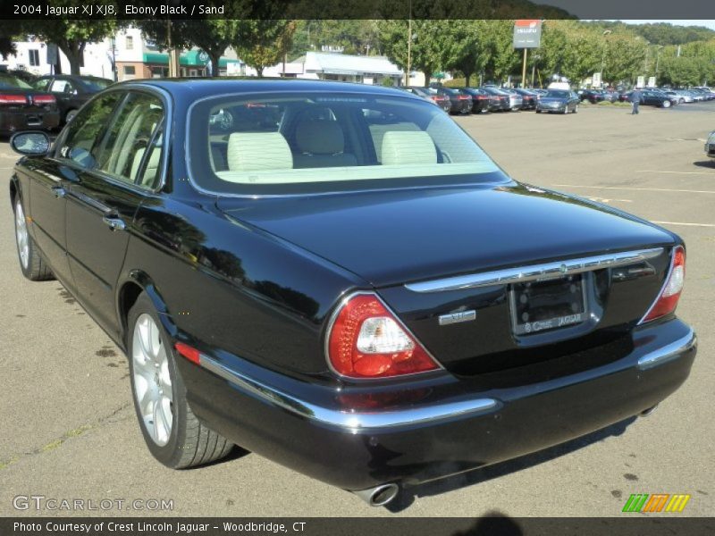 Ebony Black / Sand 2004 Jaguar XJ XJ8