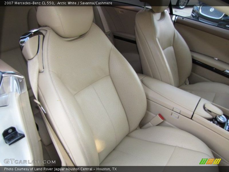 Arctic White / Savanna/Cashmere 2007 Mercedes-Benz CL 550