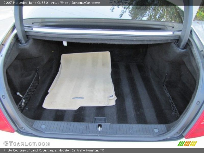 Arctic White / Savanna/Cashmere 2007 Mercedes-Benz CL 550