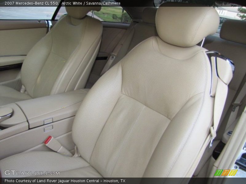 Arctic White / Savanna/Cashmere 2007 Mercedes-Benz CL 550