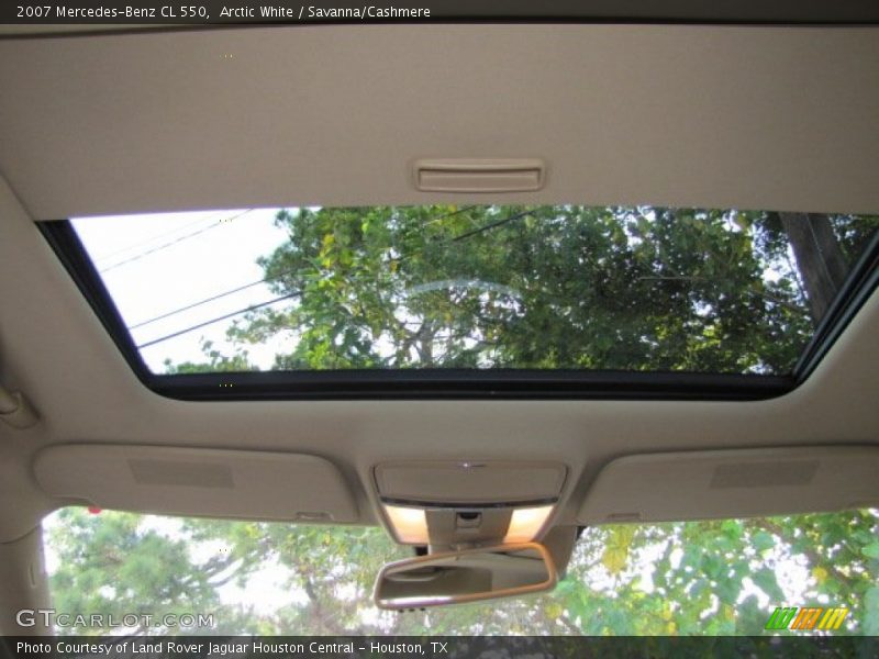 Arctic White / Savanna/Cashmere 2007 Mercedes-Benz CL 550
