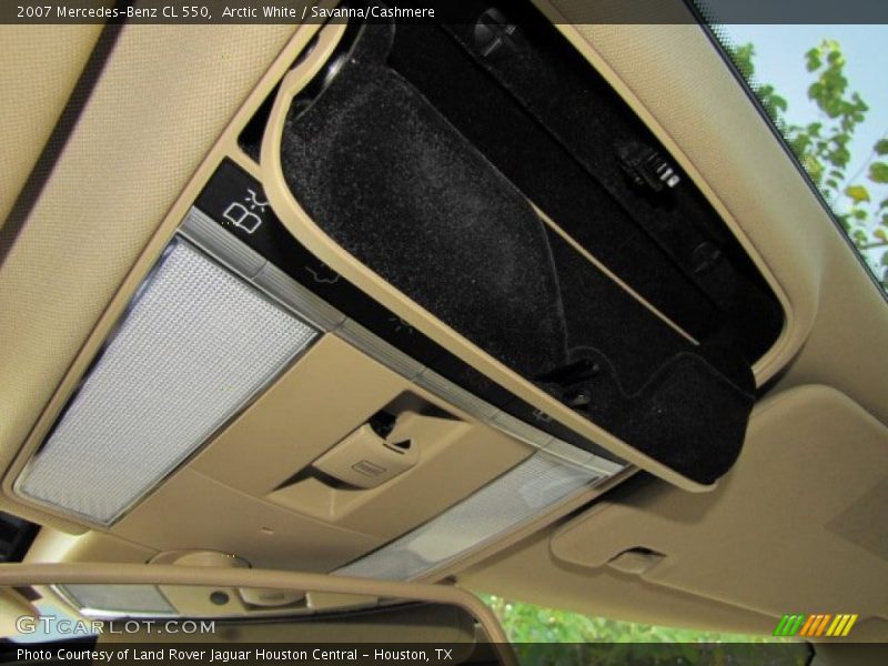 Arctic White / Savanna/Cashmere 2007 Mercedes-Benz CL 550