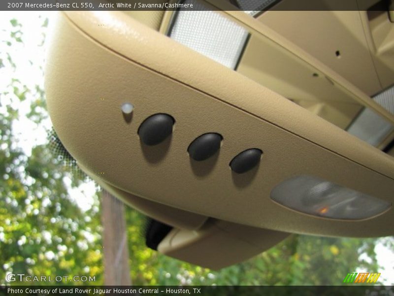 Arctic White / Savanna/Cashmere 2007 Mercedes-Benz CL 550