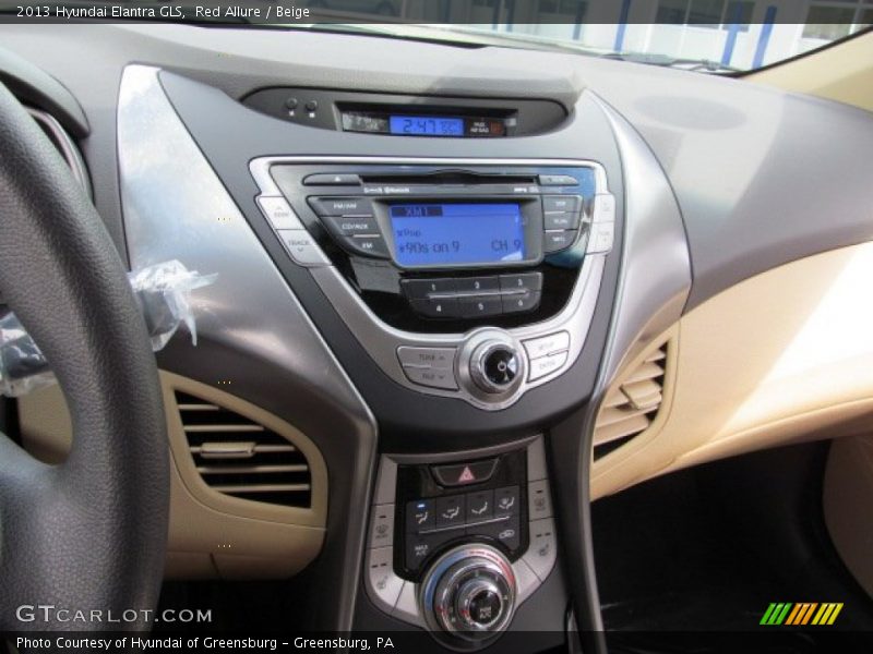 Red Allure / Beige 2013 Hyundai Elantra GLS