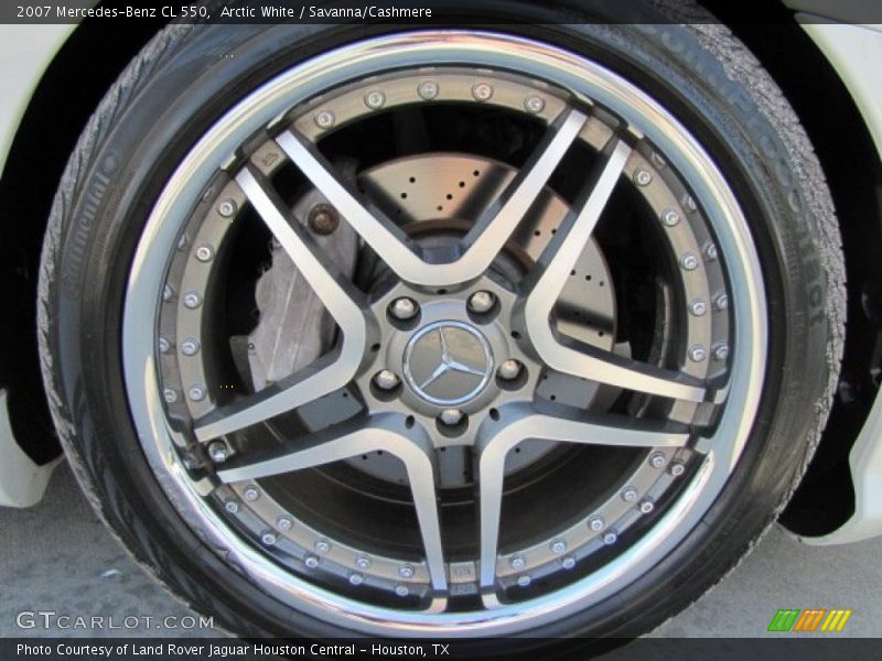 Arctic White / Savanna/Cashmere 2007 Mercedes-Benz CL 550