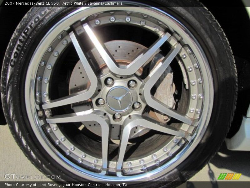 Arctic White / Savanna/Cashmere 2007 Mercedes-Benz CL 550