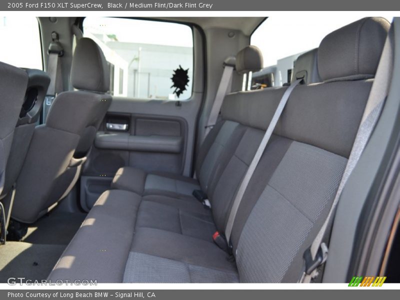Black / Medium Flint/Dark Flint Grey 2005 Ford F150 XLT SuperCrew