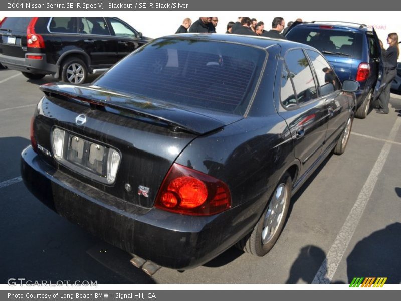 Blackout / SE-R Black/Silver 2004 Nissan Sentra SE-R Spec V