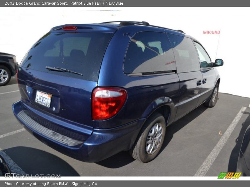 Patriot Blue Pearl / Navy Blue 2002 Dodge Grand Caravan Sport