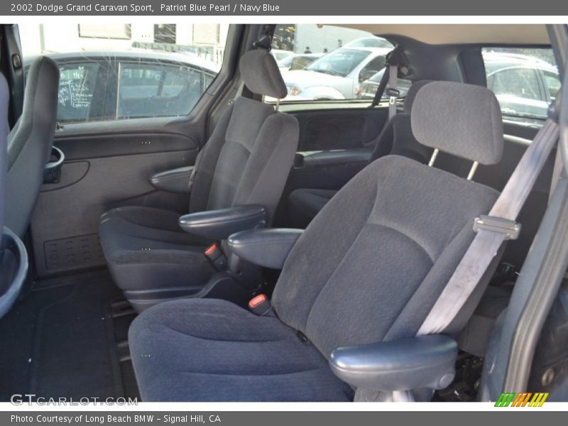 Patriot Blue Pearl / Navy Blue 2002 Dodge Grand Caravan Sport