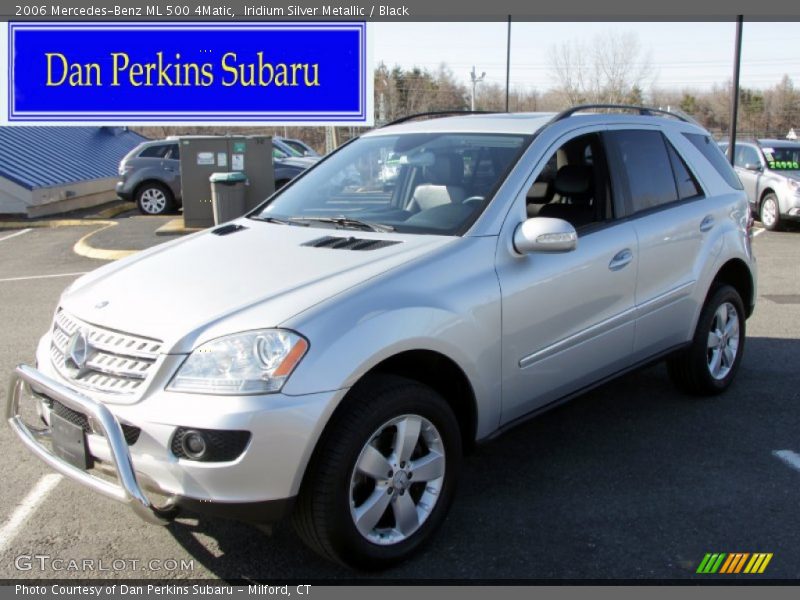 Iridium Silver Metallic / Black 2006 Mercedes-Benz ML 500 4Matic