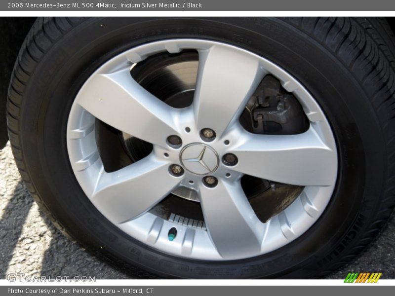 Iridium Silver Metallic / Black 2006 Mercedes-Benz ML 500 4Matic