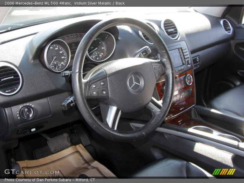 Iridium Silver Metallic / Black 2006 Mercedes-Benz ML 500 4Matic