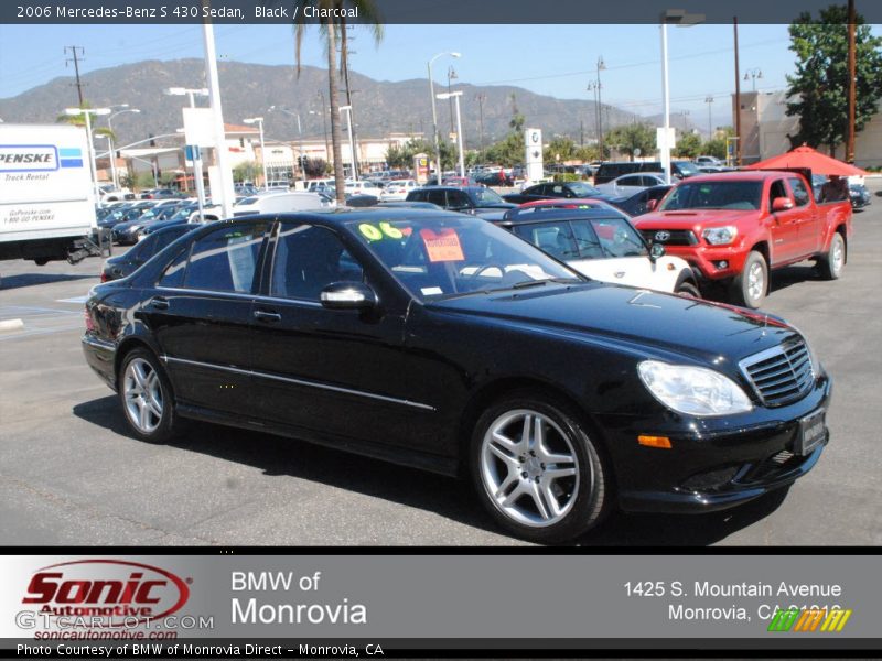 Black / Charcoal 2006 Mercedes-Benz S 430 Sedan