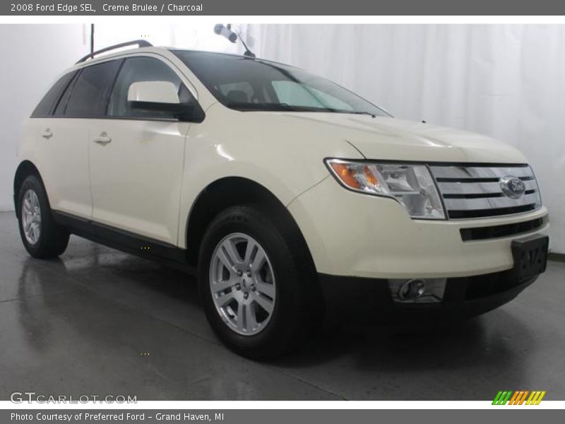Creme Brulee / Charcoal 2008 Ford Edge SEL