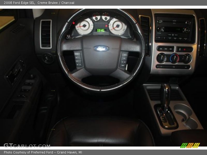Creme Brulee / Charcoal 2008 Ford Edge SEL