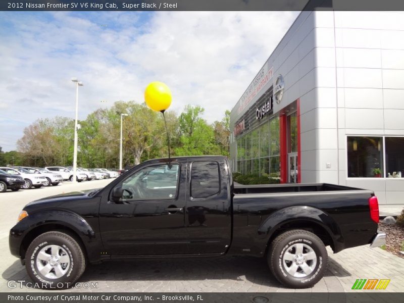 Super Black / Steel 2012 Nissan Frontier SV V6 King Cab