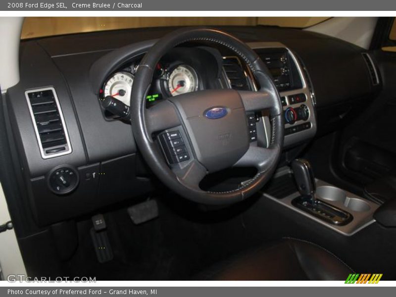 Creme Brulee / Charcoal 2008 Ford Edge SEL