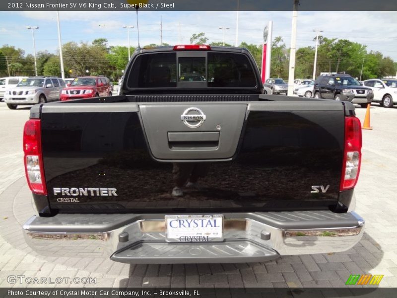 Super Black / Steel 2012 Nissan Frontier SV V6 King Cab