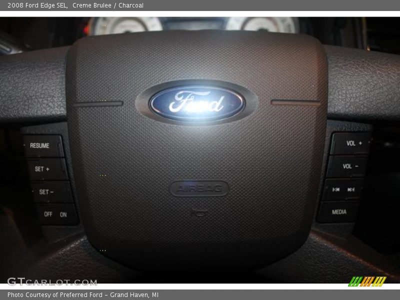 Creme Brulee / Charcoal 2008 Ford Edge SEL