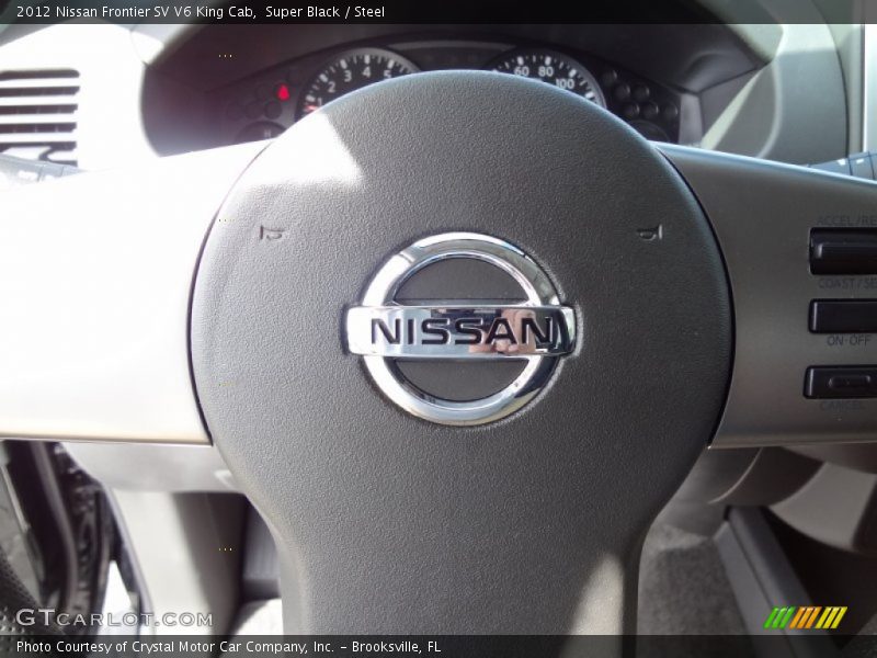 Super Black / Steel 2012 Nissan Frontier SV V6 King Cab