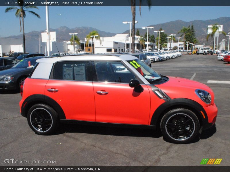 Pure Red / Carbon Black 2012 Mini Cooper S Countryman