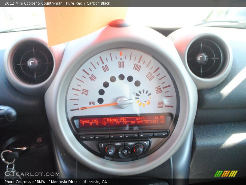Pure Red / Carbon Black 2012 Mini Cooper S Countryman