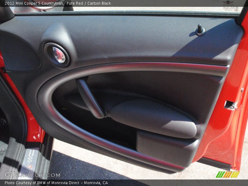 Pure Red / Carbon Black 2012 Mini Cooper S Countryman