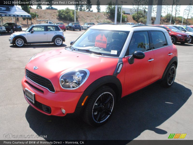 Pure Red / Carbon Black 2012 Mini Cooper S Countryman